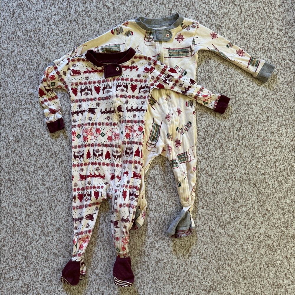 5/$25 Burt's Bees Baby Bundle of 2 Christmas Sleep and Plays